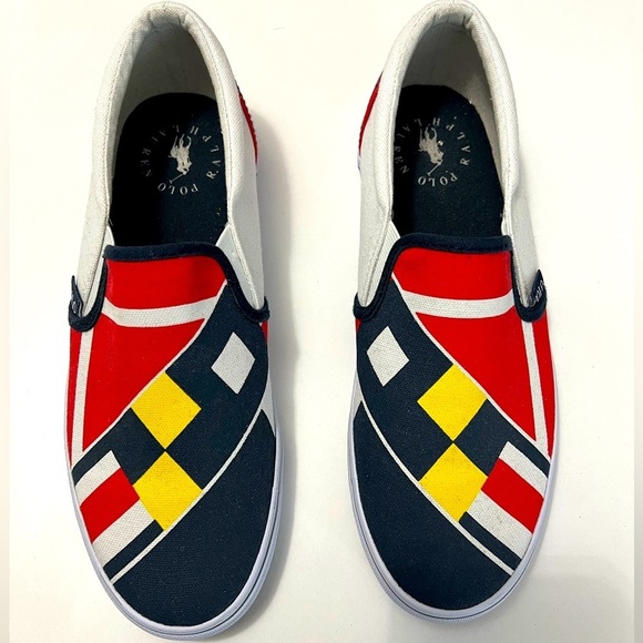 Polo Ralph Lauren Shoes - Polo, Ralph Lauren sneakers only worn once! Men’s 6 women’s 8